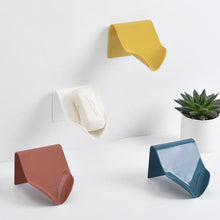 โหลดรูปภาพลงในเครื่องมือใช้ดูของ Gallery Creative fresh drain soap box home simple soap hanging box seamless wall hanging
