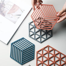 Load image into Gallery viewer, Nordic Silicone thermal insulation pad home dining table cushion anti-slip anti-scald high
