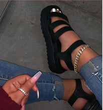 Load image into Gallery viewer, women&#39;s shoes sandals slippers European thick shoes women shoes 9114
